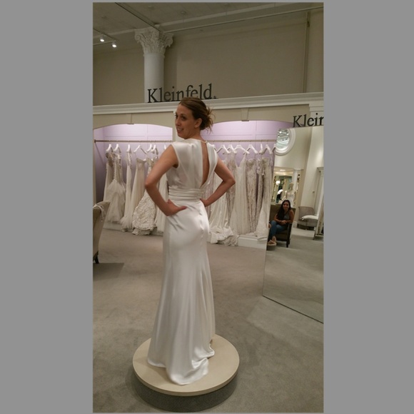 SOLD David Fielden wedding dress bridal size 10 - Picture 2 of 6